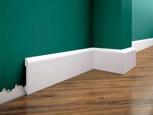 Listwa przypodłogowa malowana na biało LPC-11M