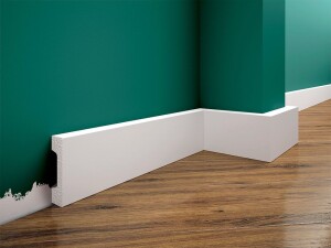 Listwa przypodłogowa LPC-23M malowana na biało Creativa
