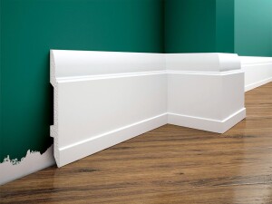 Listwa przypodłogowa malowana na biało LPC-25M Creativa