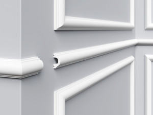 Listwa ścienna DecorSystem DSS01 - Sztukateria ścienna - Listwa na ścianę