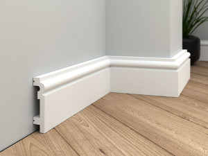 Listwa przypodłogowa Decor System DSP03 - wykończenie ze stylowym żłobieniem