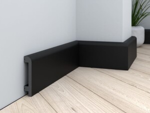 Listwa Przypodłogowa Czarna 8 cm Decor System DSP11 - stylowe i modne wykończenie podłogi