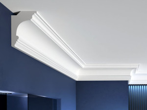 Listwa sufitowa LP8A | Sztukateria Sufitowa Decor System | Listwa Przysufitowa biała