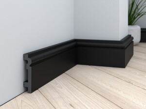 Listwa Przypodłogowa Czarna 8 cm Decor System DSP12 - perfekcyjne wykończenie domowej przestrzeni