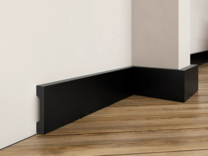 Czarna listwa przypodłogowa LPC-23 Creativa