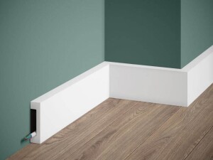 Listwa przypodłogowa MD008P biała Mardom Decor