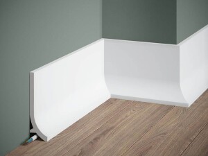 Listwa przypodłogowa satynowa powłoka QS011P Mardom Decor