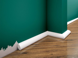 Ćwierćwałek malowany na biało LPC-12M Creativa