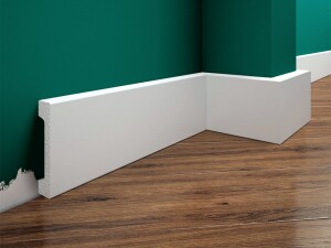 Listwa podłogowa poliuretanowa biała LPC-38M Creativa