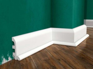 Zestaw listwa przypodłogowa satynowa powłoka LPC19/12M Creativa