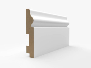 Listwa przypodłogowa MDFP7 lakierowana na biało