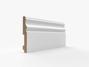 Biała listwa przypodłogowa MDFP17