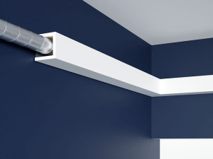 Osłona do rur GKU10 szer. 10 cm / wys. 10 cm / dł. 120 cm