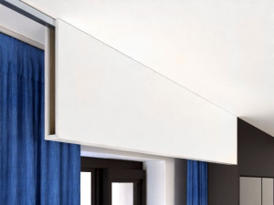 Zabudowa karnisza z płyty karton-gips GKK40 szer. 5,5 cm / wys. 40 cm / dł. 120 cm