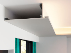 Gotowa do montażu półka LED z karton-gips GKP2060 szer. 60 cm / wys. 20 cm / dł. 120 cm