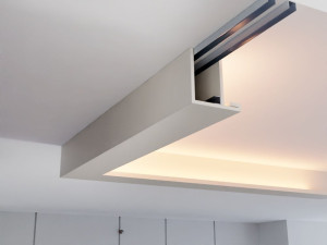 Sufit podwieszany LED z karton gips GKS2020 szer. 20 cm / wys. 20 cm / dł. 120 cm