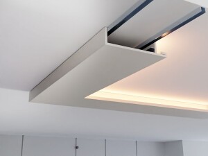 Jednostronna półka LED z karton gips GKS1040 szer. 40 cm / wys. 10 cm / dł. 120 cm