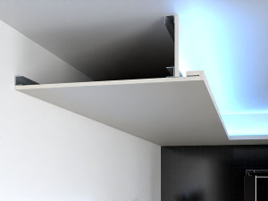 Impregnowany moduł z GK do sufitu podwieszanego z LED GKP60-I szer. 60 cm / wys. 20 cm / dł. 120 cm