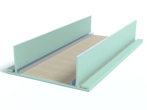 Wilgocioodporny panel ścienny LED, gotowy do montażu GKD2060-I szer. 60 cm / wys. 20 cm / dł. 120 cm