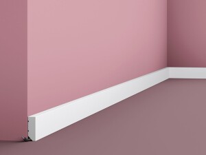 Listwa przypodłogowa malowana na biało FT1F Wallstyl NMC