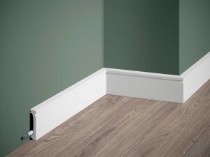 Listwa przypodłogowa biała MD028P Mardom Decor