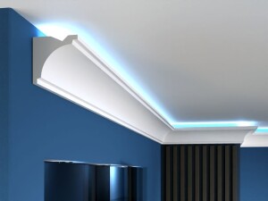 Listwa oświetleniowa LO20B / 10 x 10 x 200 cm / Decor System / do każdego wnętrza / montaż na klej / odporność na wilgoć