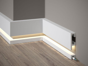 Listwa przypodłogowa LED Mardom Decor QL019+QL021