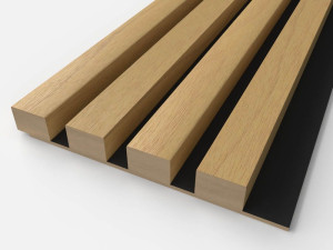 Lamel Ścienny z MDF Dąb Saragossa Prestige Decor