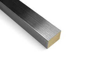 Lamel ścienny pojedynczy MDF 28x20 mm Srebrny Prestige Decor