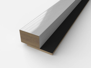 Zakończenie do lameli z MDF Srebrny Prestige Decor