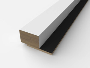 Zakończenie do lameli z MDF Biały Prestige Decor
