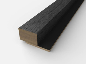 Zakończenie do lameli z MDF Dąb Czarny Prestige Decor