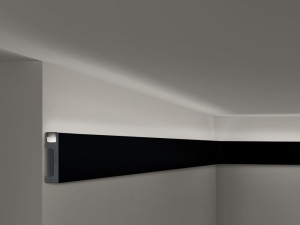 Listwa sufitowa oświetleniowa IL10 czarna Wallstyl NMC