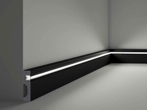 Listwa przypodłogowa LED NMC IL11 czarna