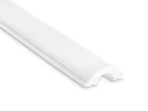 Zakończenie prawe panela ściennego premium pomalowanego na biało WP001RP Duna Mardom Decor