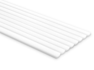 Panel ścienny premium WP002P malowany na biało Lumio Mardom Decor
