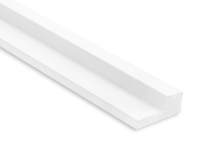 Zakończenie do lamela Stretto Prawe premium pomalowane na biało L0101RP Mardom Decor