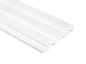 Lamel ścienny premium Medio L0201TP 200 cm malowany na biało Mardom Decor