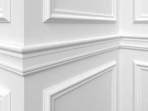 Prosta ramka ścienna z przedzieleniem ściany DX119-2600 + PX175 Orac Decor