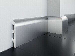 Listwa przypodłogowa LPC-19 malowana na Srebrny RAL 9006 Creativa