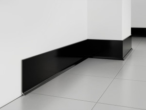 Aluminiowa listwa przypodłogowa LP80 Czarna RAL 9005 Creativa