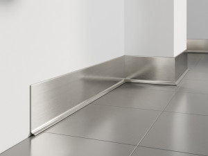 Anodowana listwa aluminiowa szczotkowana LP80 poler Platyna EC43S Creativa
