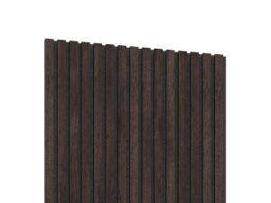 Panel akustyczny na czarnym filcu fornirowany 60x60 - Kasztan - LAMEO