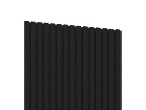 Panel akustyczny na czarnym filcu fornirowany 60x60 - Dąb Czarny - LAMEO
