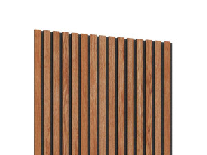 Panel akustyczny na czarnym filcu fornirowany 60x60 - Sapelli -  LAMEO