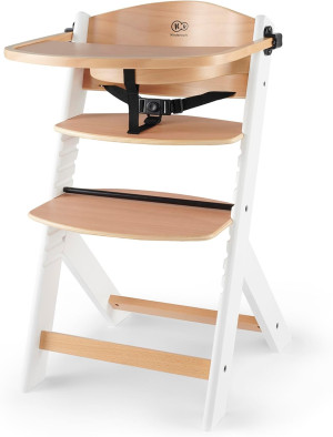 Krzesełko do karmienia drewniane KINDERKRAFT ENOCK 3w1 + stolik