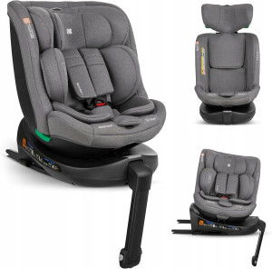 Używany Obrotowy Fotelik Bebe Z Bazą KikkaBoo i-Size i-SECURE 40-150cm Do 36kg