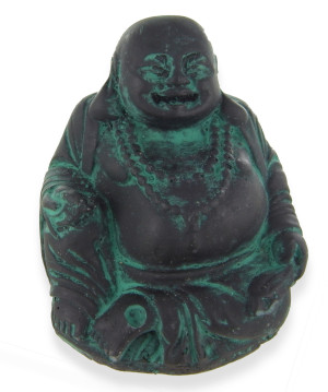 Bouddha porte-bonheur en résine