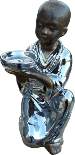 Bougeoir moine céramique