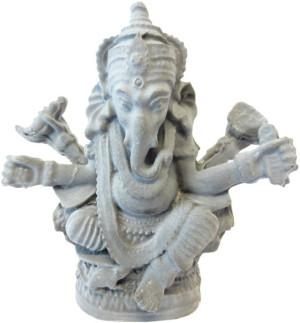 Ganesh en résine grise